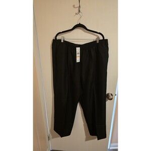 Alfred Dunner Pants Womens Plus Size 24W Proportioned Short Black Pull on Casual